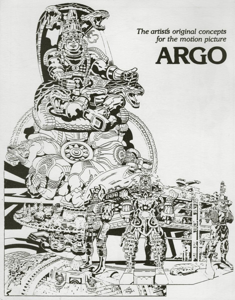 ARGO Film Concept Art: Mesoamerican Sci-Fi Deity Mech Warriors, 1979
