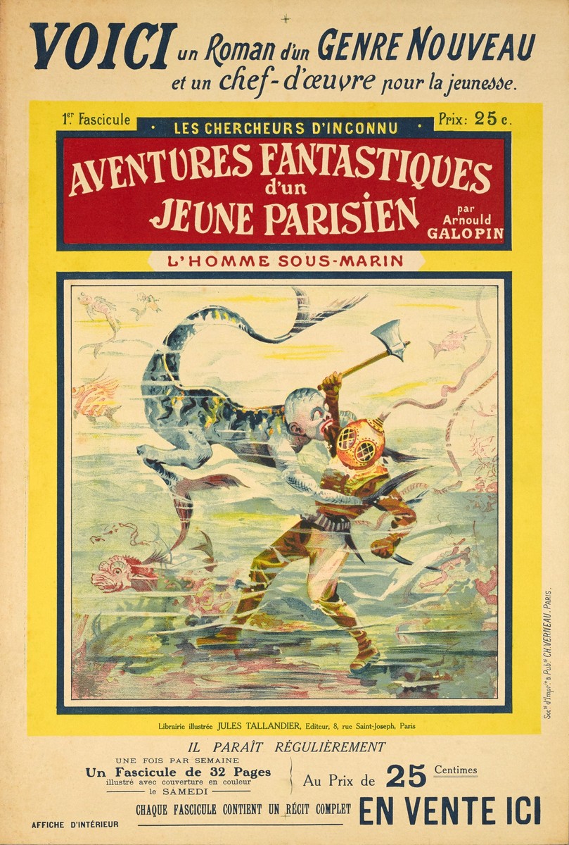 L'Homme Sous-Marin: Deep-Sea Diver vs Sea Monster, Galopin 1900s
