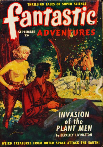 Invasion of the Plant Men – Fantastic Adventures September 1941 Cover