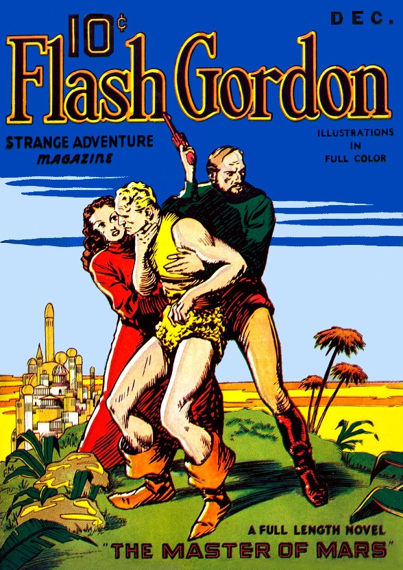 Flash Gordon Strange Adventure Magazine Dec. – 'The Master of Mars' Cover