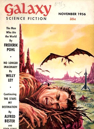 Downed Astronaut Menaced by Alien Pterodactyls — Galaxy Science Fiction, Nov 1956