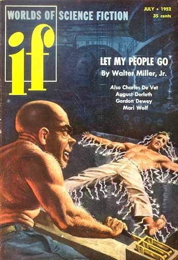 IF Worlds of Science Fiction July 1952 – Electric Torture Cover Art