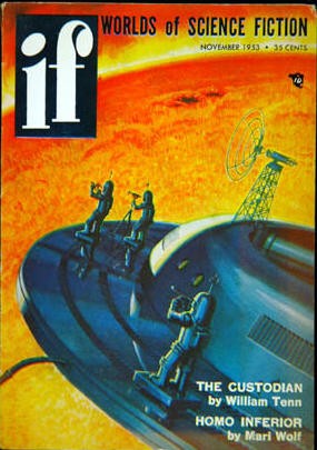 IF Worlds of Science Fiction Nov 1953 — Astronauts on Alien Desert World