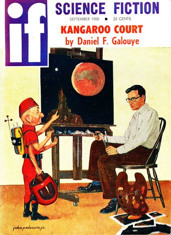 Alien Artist Visits Human Painter — If Magazine, September 1960