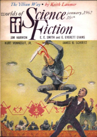 Knife-Fight vs. Alien Acrobat: IF Worlds of Science Fiction Jan 1962