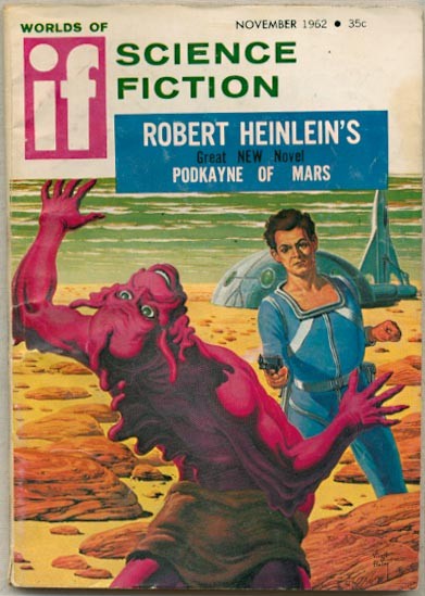 Heinlein's Podkayne of Mars – If Magazine Cover, November 1962