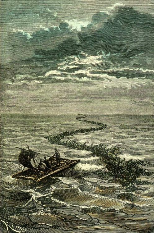 Édouard Riou's Sea Serpent Chase – Jules Verne's Journey to the Center of the Earth