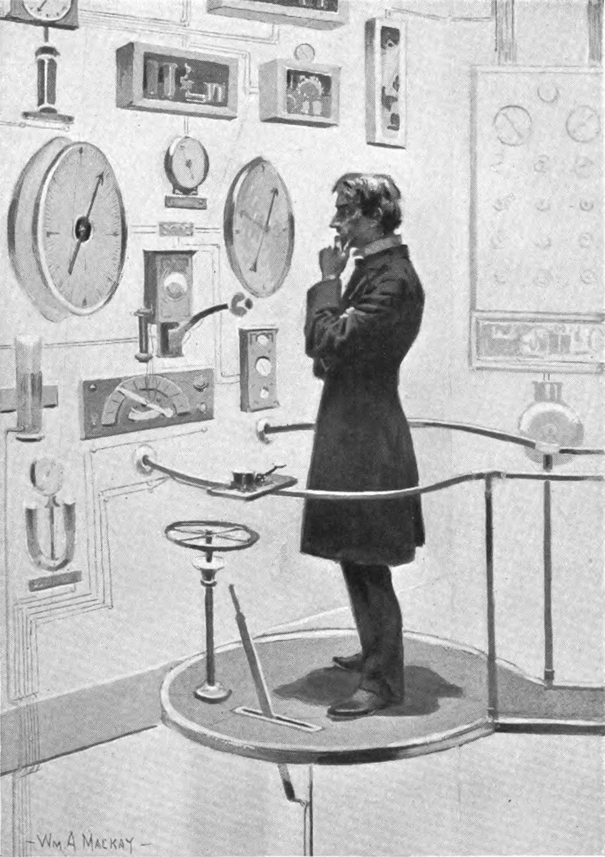 Wm. A. Mackay's Victorian Scientist in Instrument-Laden Control Room