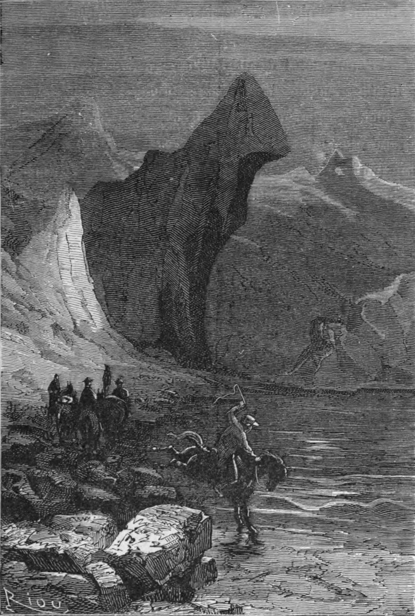 Édouard Riou's Lost World: Explorers at Prehistoric Inland Sea, Jules Verne 1864