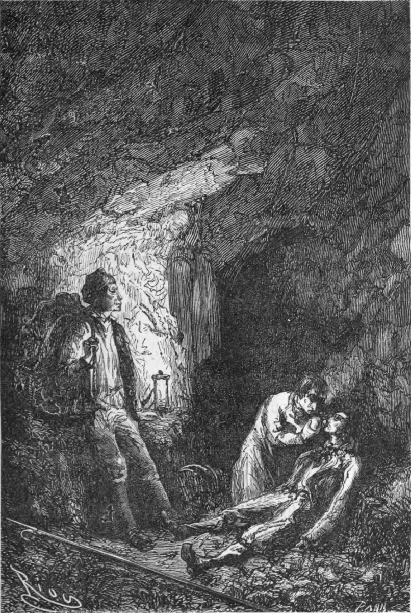 Jules Verne's Underground Rescue Scene — Journey to the Center of the Earth