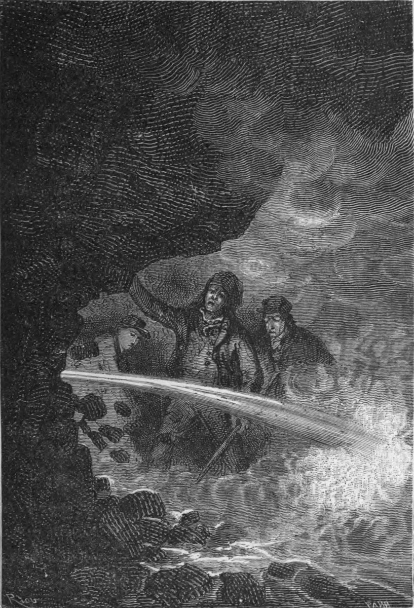 Jules Verne's Journey to the Center of the Earth – Édouard Riou Engraving, 1864