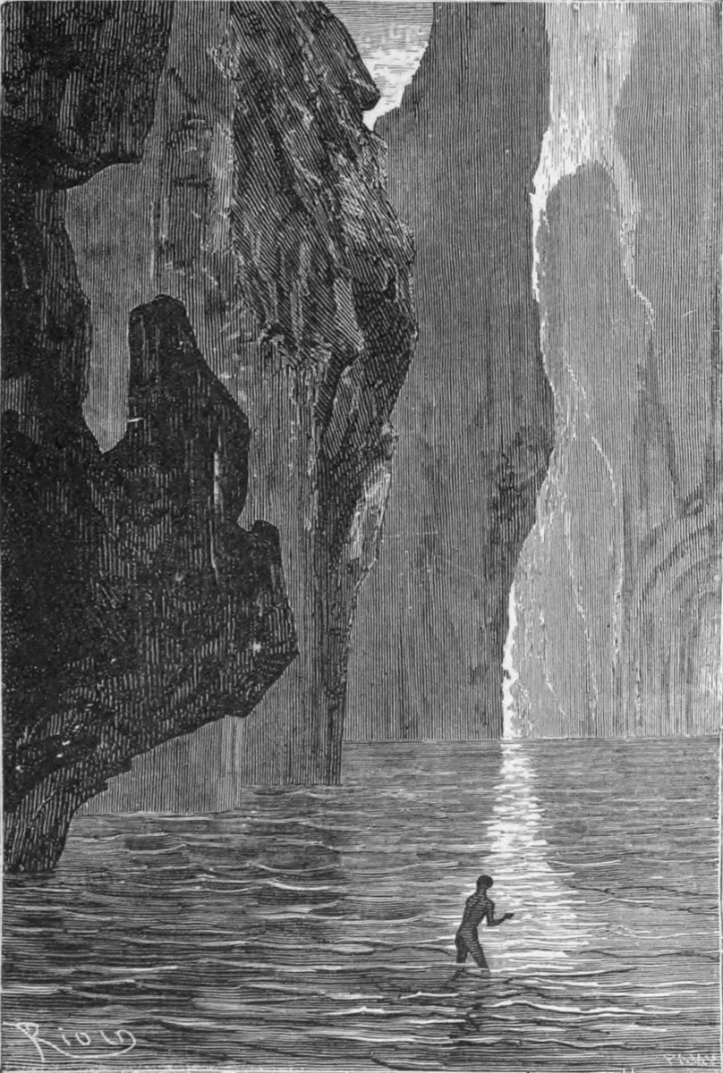 Édouard Riou's Underground Sea, Journey to the Center of the Earth 1864