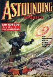 Astounding Stories 'I Am Not God' Cover, October 1935 — Nat Schachner