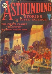 Astounding Stories 'The Pirate Planet' Pulp Cover, c.1930