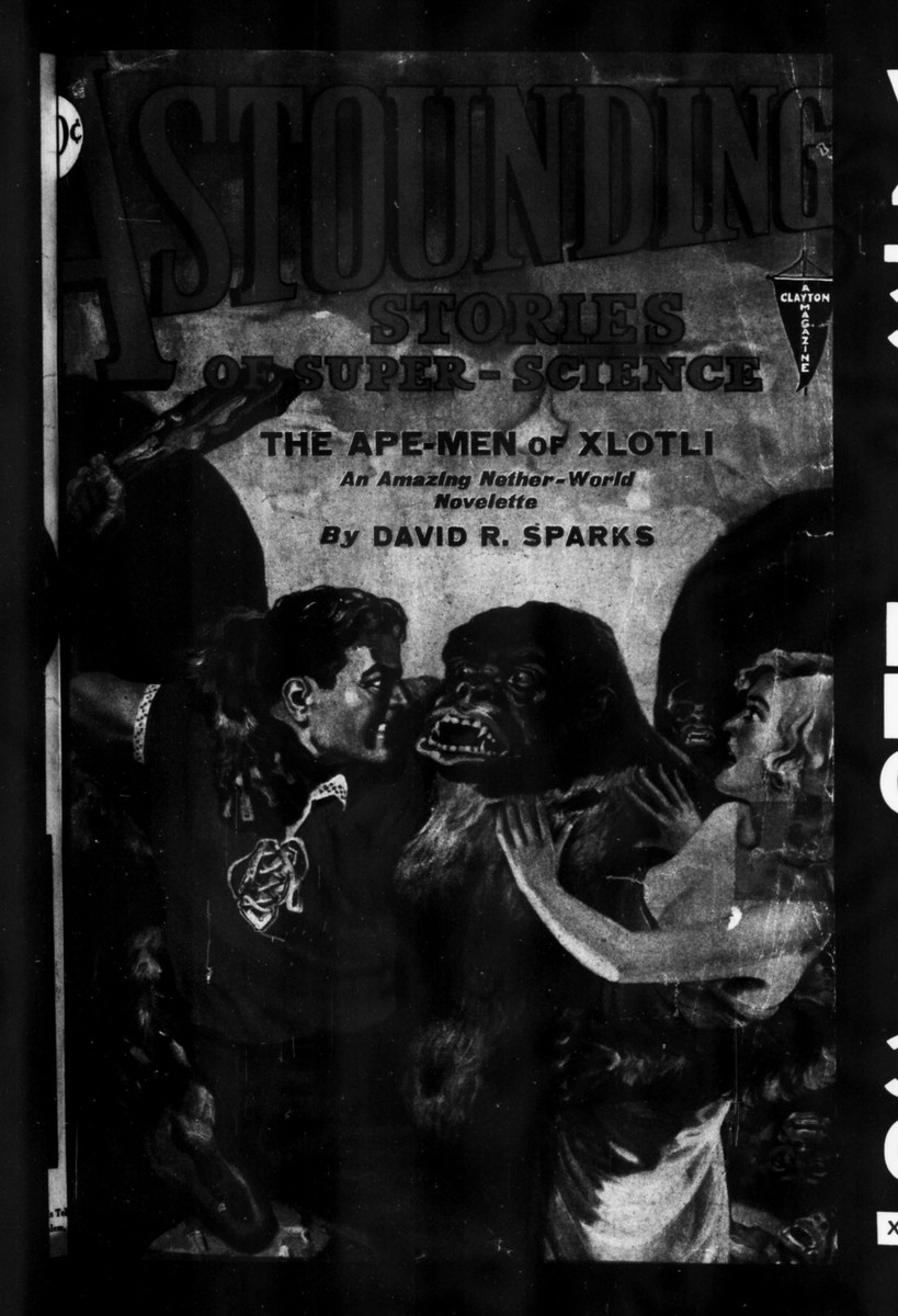 Ape-Men of Xlotli — Astounding Stories of Super-Science Clayton Pulp Cover