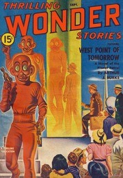 Thrilling Wonder Stories Sept 1936 – Giant Robot Looms Over Crowd