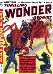 Giant Red Ant Attack — Thrilling Wonder Stories Dec 1936 Cover
