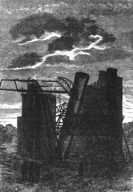 Jules Verne's Space Gun Launch – Around the Moon, Bayard & Neuville 1870s