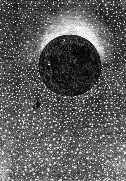 Édouard Riou's Dark Side of the Moon – Jules Verne 1870