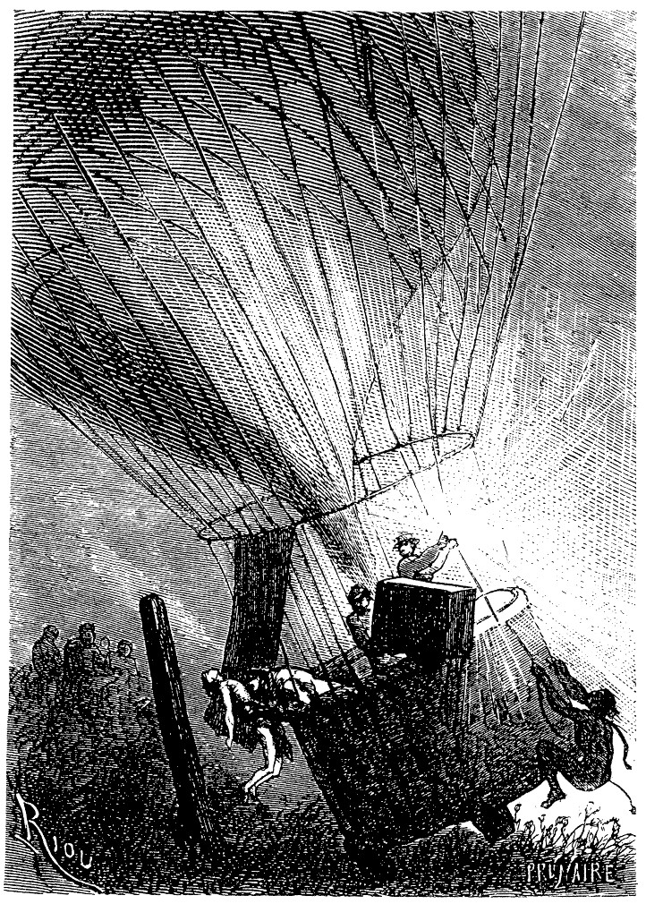 Édouard Riou's Balloon Crash Landing — Jules Verne's Five Weeks in a Balloon