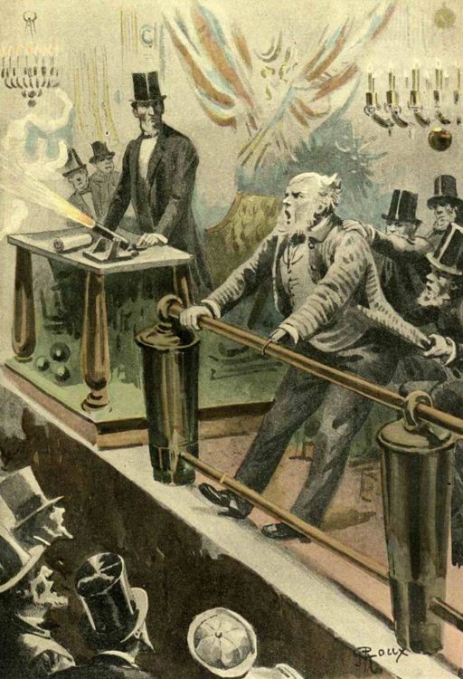Jules Verne's Gun Club Demonstration — From the Earth to the Moon, 1872