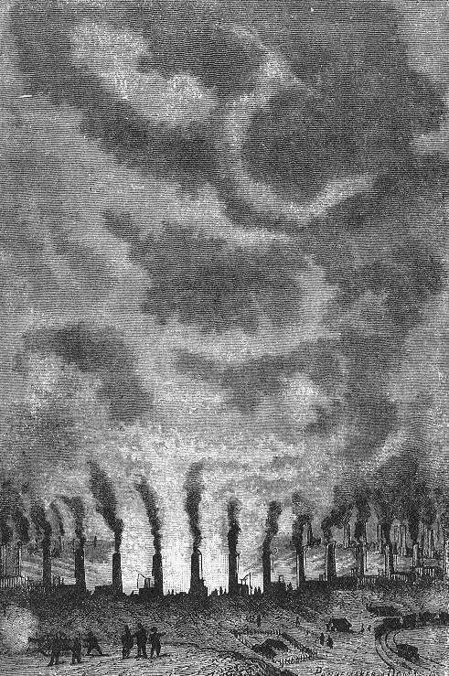 Jules Verne 'From the Earth to the Moon' Industrial Launchsite, Henri de Montaut 1865