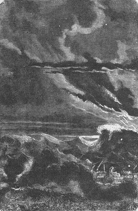 Tidal Wave Catastrophe — Henri de Montaut, From the Earth to the Moon