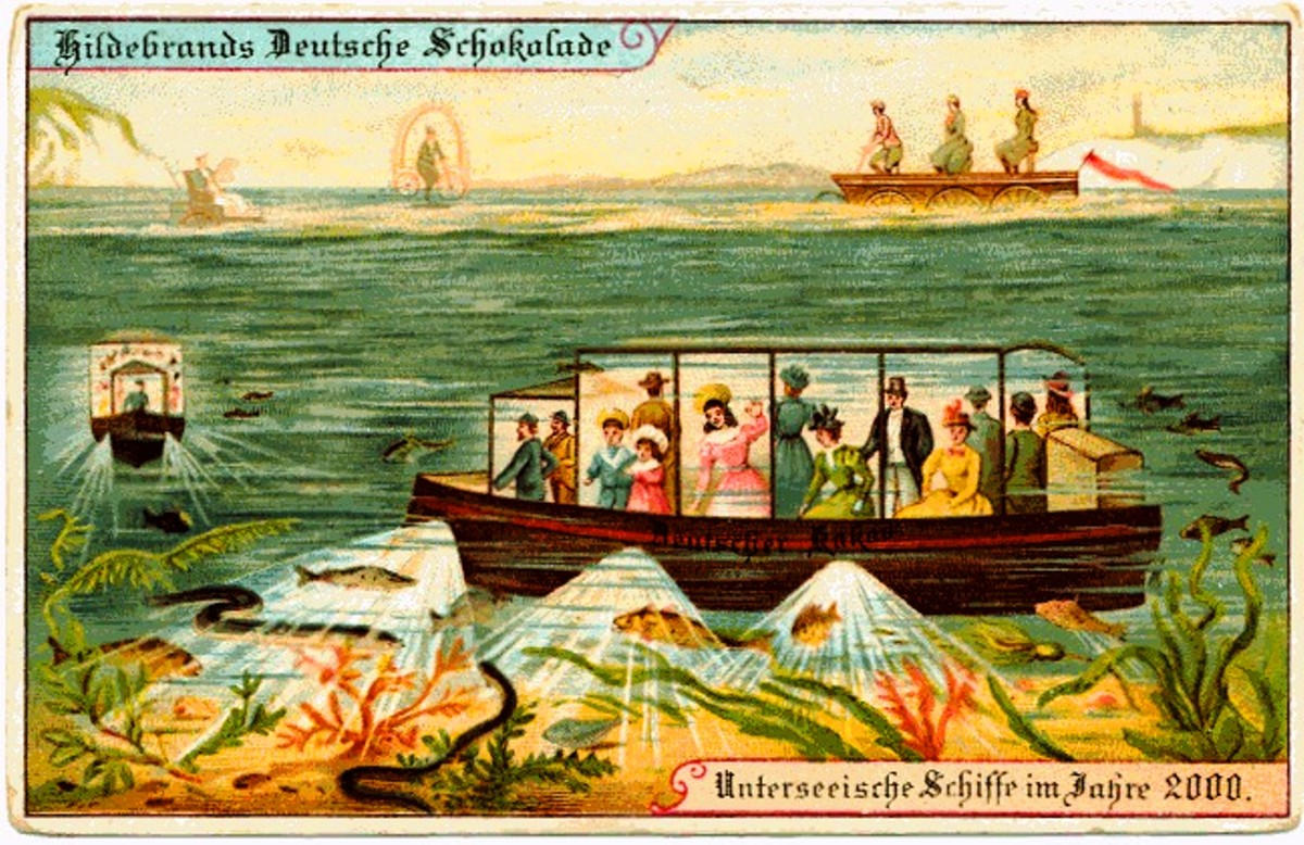 Hildebrands 1900: Glass-Hulled Submarine Tourists in Year 2000