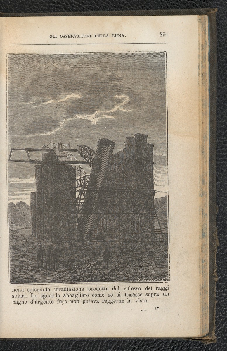 Giant Lunar Telescope Observatory – Jules Verne Italian Edition 1870s