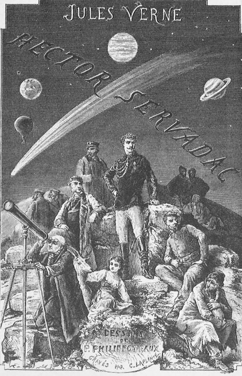 Philippoteaux's Hector Servadac Frontispiece – Jules Verne 1877