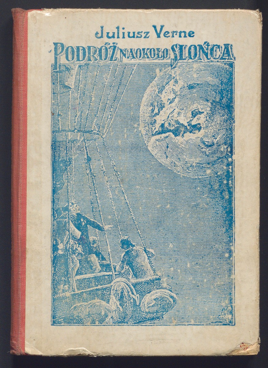 Jules Verne 'Podróż Naokoło Słońca' Polish Edition — Voyage Around the Sun Cover