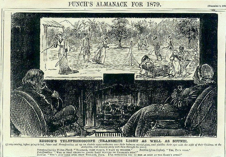 Edison's Telephonoscope: Punch's 1879 Vision of Video Calling