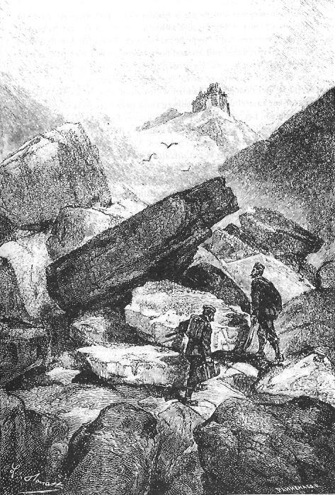 Léon Benett's Carpathian Castle — Jules Verne 1892 Book Illustration