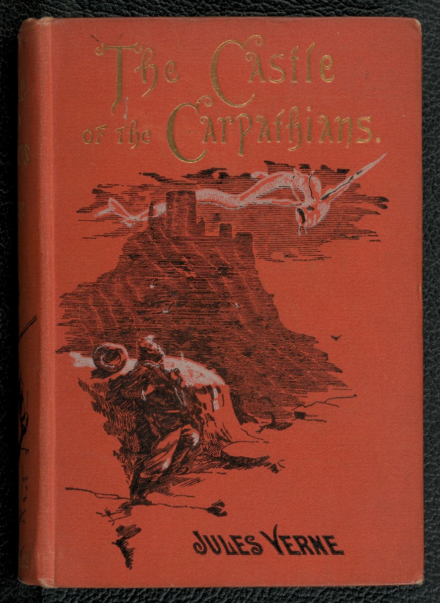 Jules Verne's Castle of the Carpathians Victorian First Edition Cover, 1893
