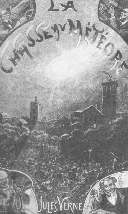 La Chasse au Météore – Jules Verne Cover Art by George Roux, c.1908