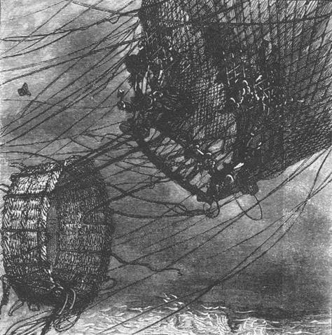 Jules Verne's Mysterious Island: Balloon Crash Over Stormy Seas