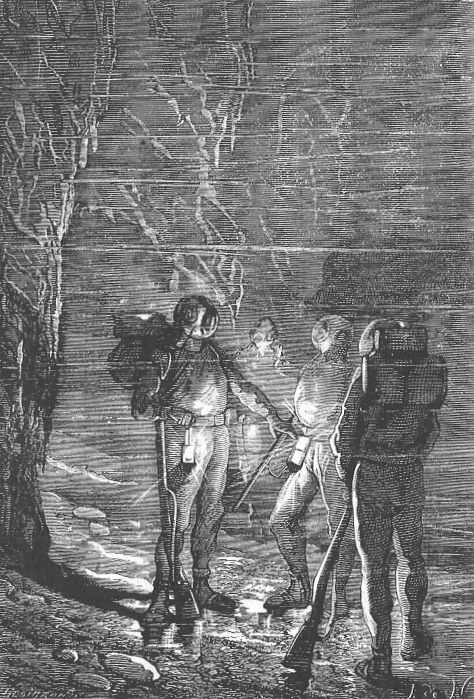 Underwater Explorers by Neuville & Riou — 20,000 Leagues Under the Sea