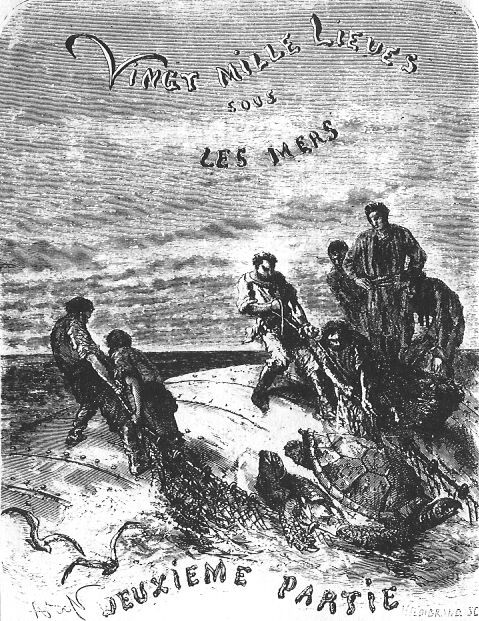 Édouard Riou's Nautilus Deck Scene — 20,000 Leagues Under the Sea Part II