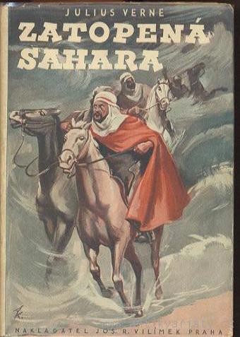 Julius Verne 'Zatopená Sahara' Czech Edition — Flooded Desert Riders