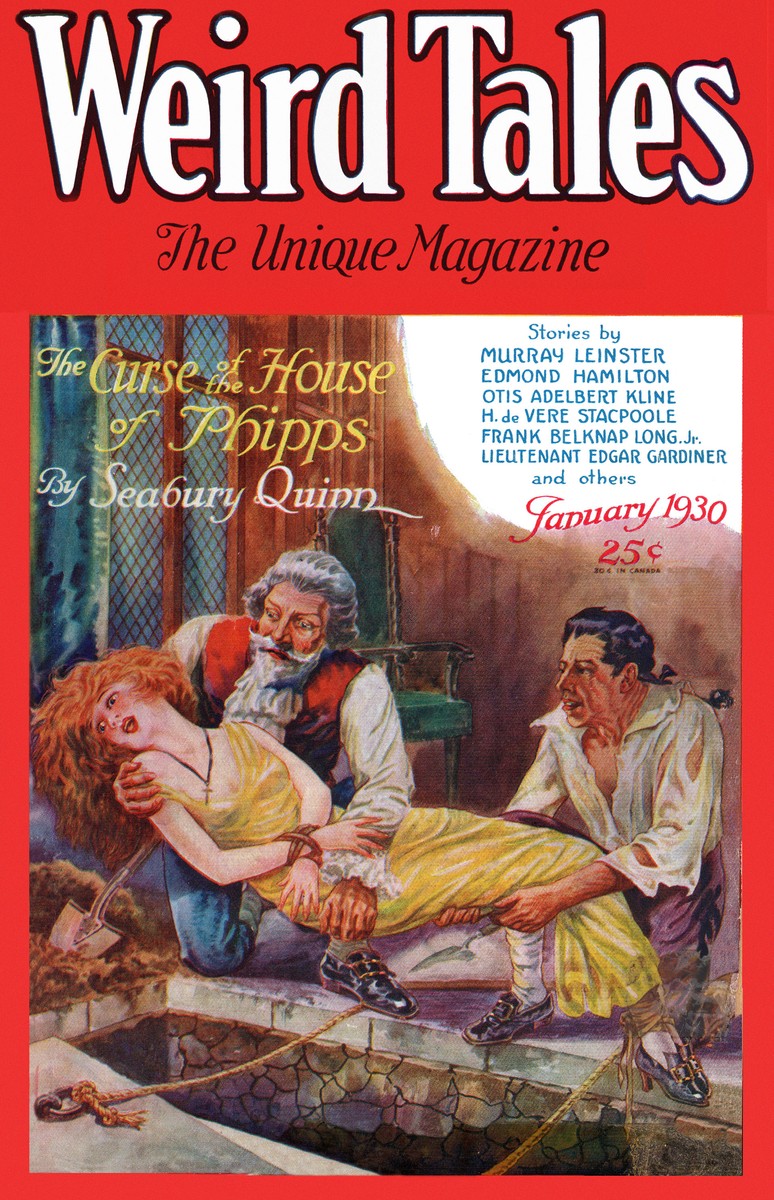 Weird Tales Jan 1930 — 'Curse of the House of Phipps' by Seabury Quinn
