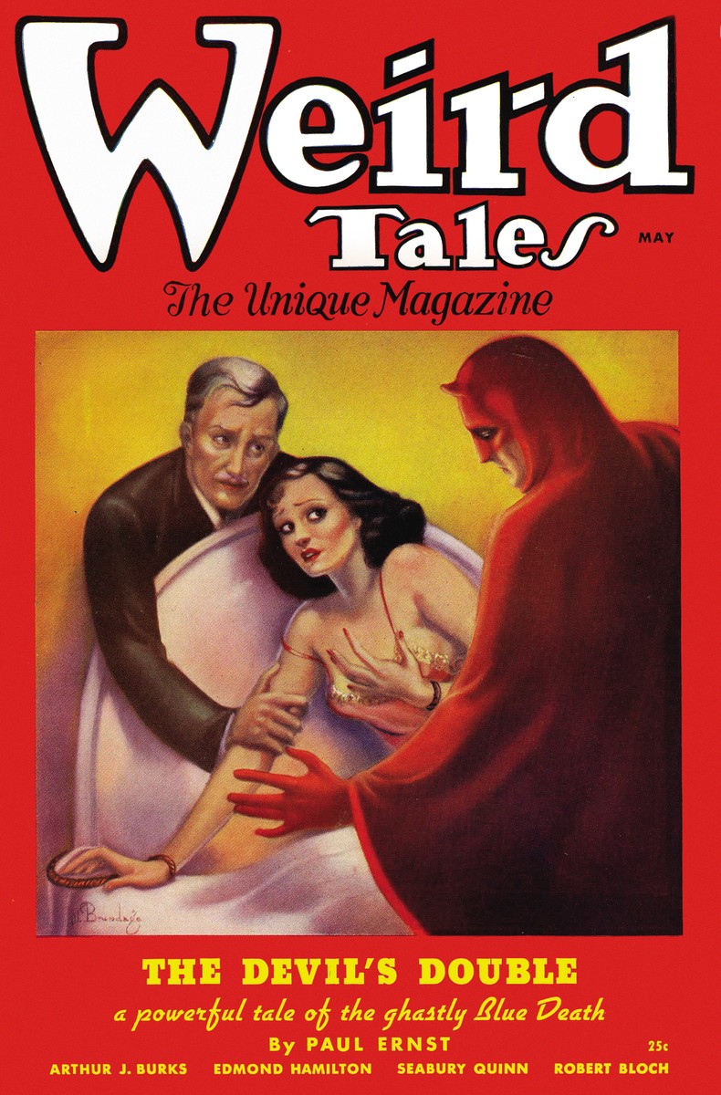 Weird Tales May 1935 'The Devil's Double' Margaret Brundage Cover