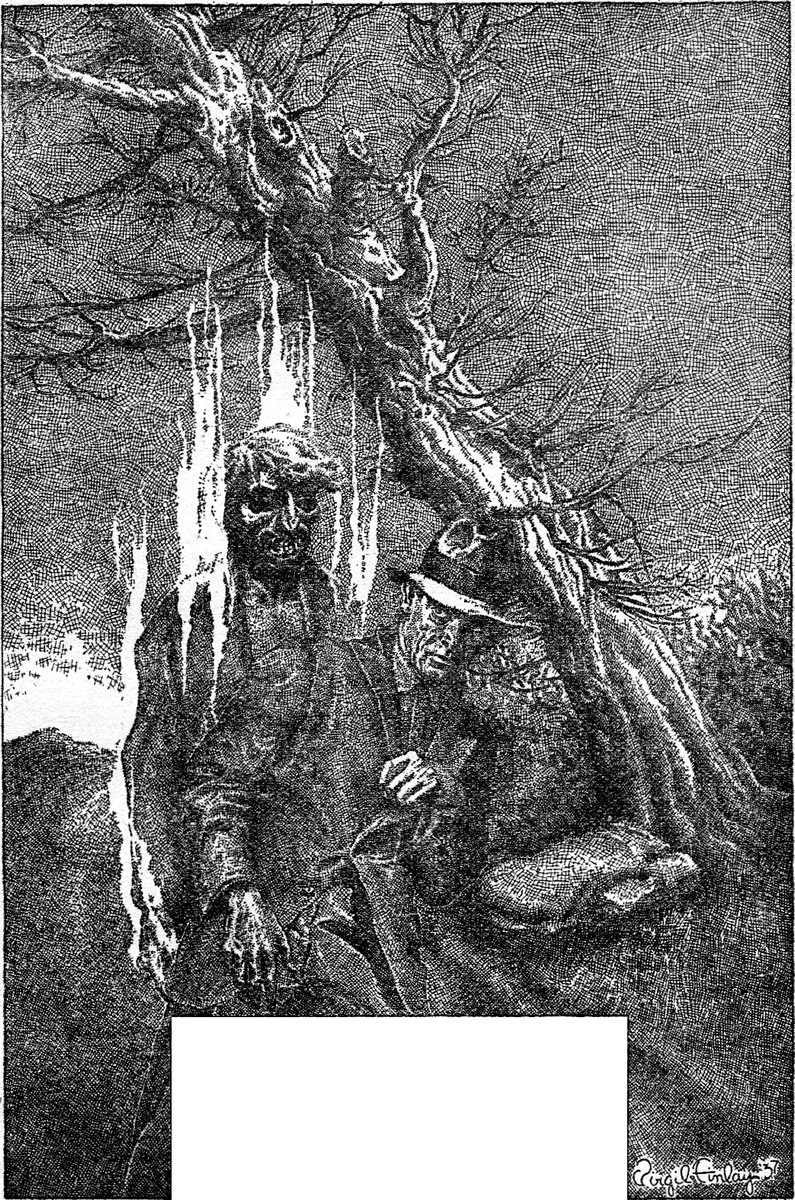 Virgil Finlay's Ancient Mariner – Weird Tales 1938 Interior Illustration