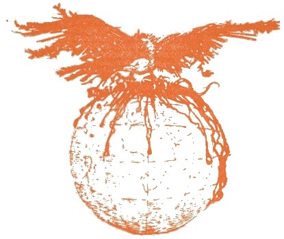 Martian War Machine Over Earth Globe — H.G. Wells 1906 French Edition