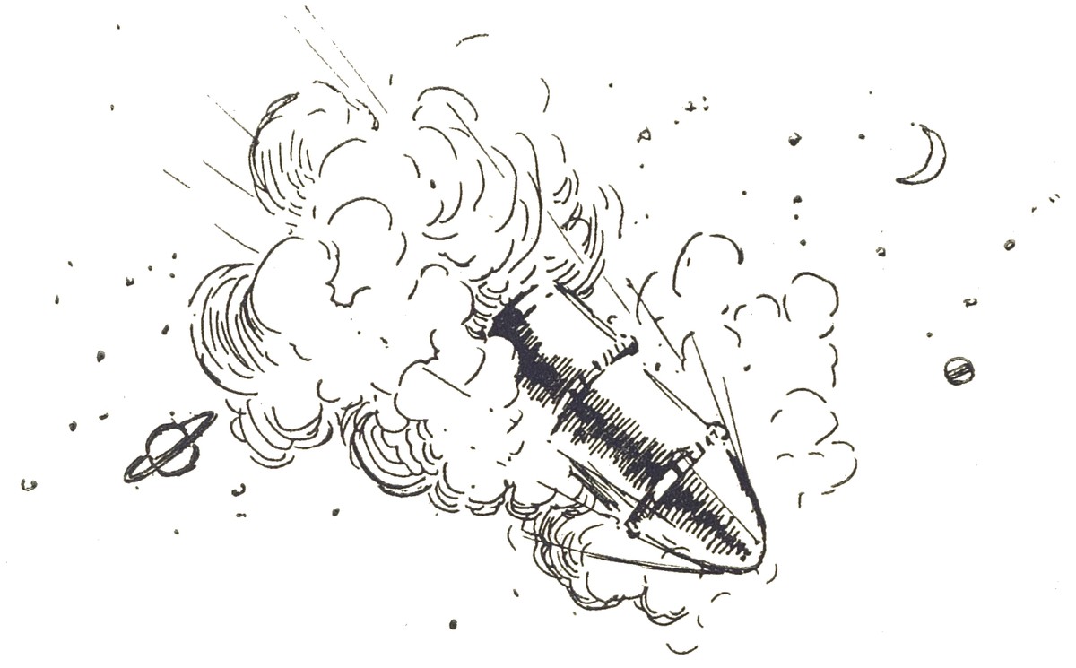 Martian Cylinder Crashes to Earth – H.G. Wells War of the Worlds 1906