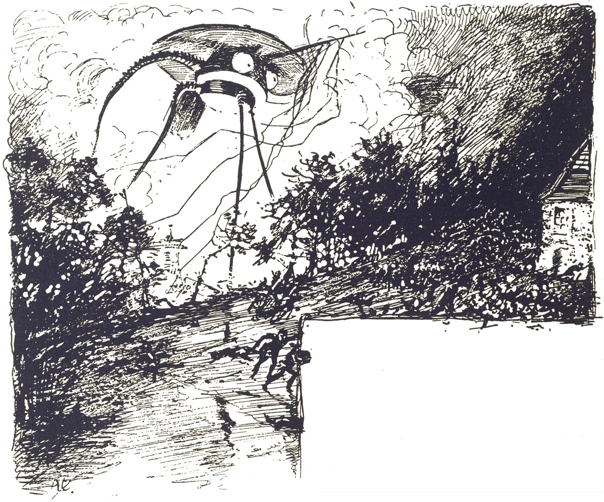 Henrique Alvim Corrêa's Martian Tripod, War of the Worlds 1906