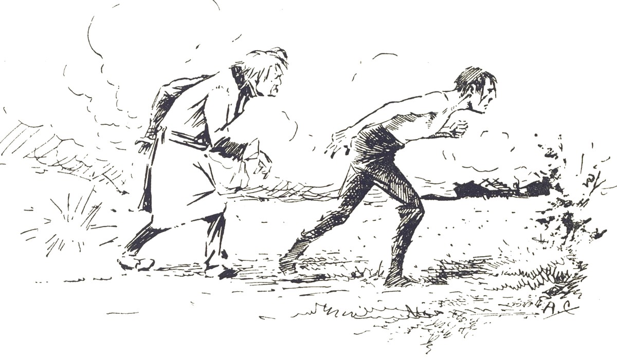 Martian Heat-Ray Attack — H.G. Wells' War of the Worlds 1906 French Edition