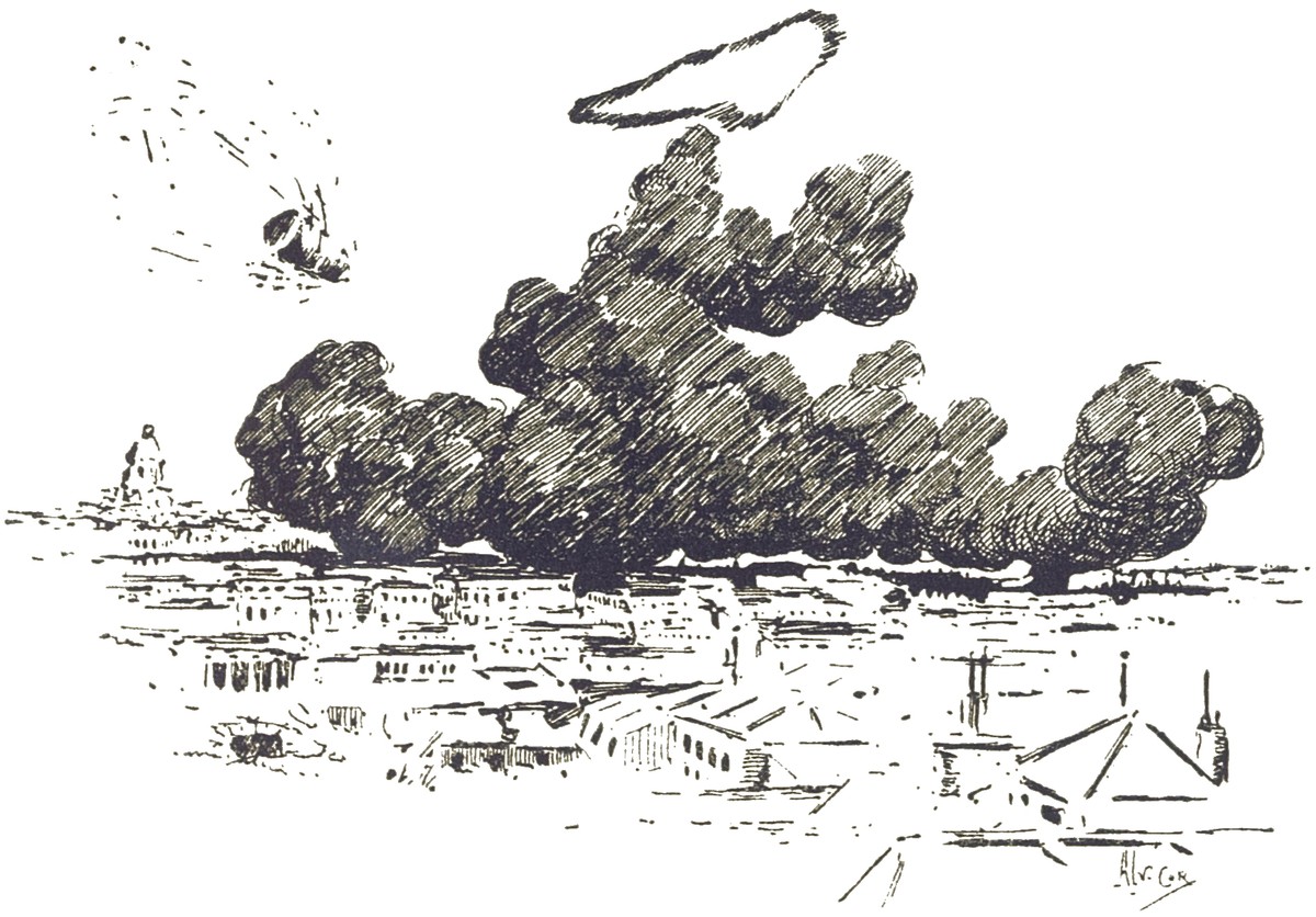 Henrique Alvim Corrêa's Martian Attack on London, War of the Worlds 1906