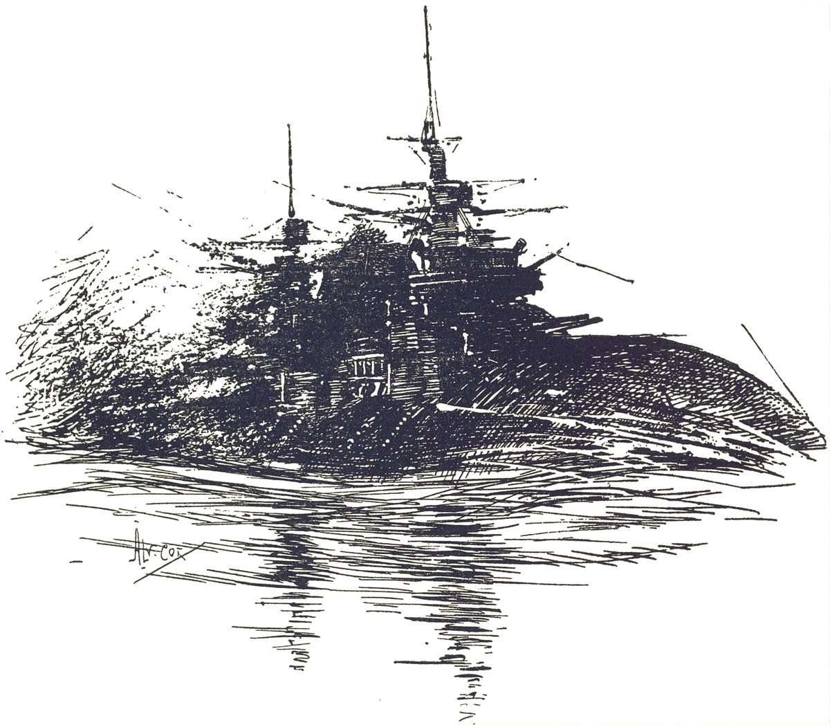 Alvim Corrêa's War of the Worlds Warship, French 1906 Edition p.137