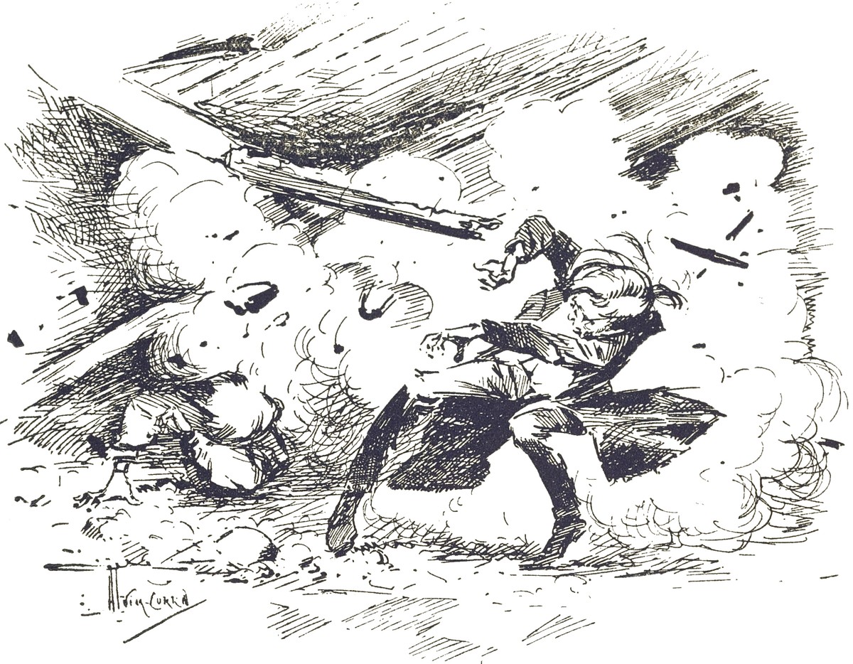 Henrique Alvim Corrêa's Martian Destruction Scene, War of the Worlds 1906