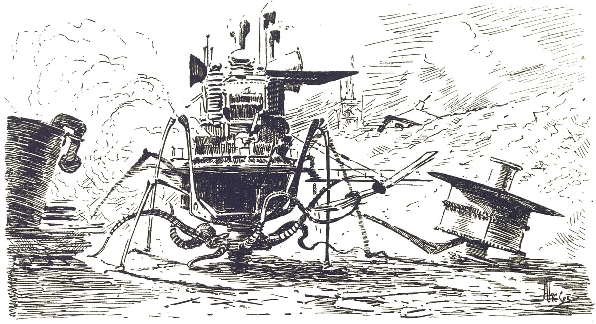 Henrique Alvim Corrêa's Martian Fighting Machine, War of the Worlds 1906